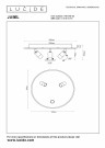 JUBEL Flush ceilin.-Matt G.-Ø48-LED Dimm.-5W-2700K thumbnail