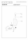 GLINSTAR Wall light-Multic.-1xE27-40W-Pvc thumbnail
