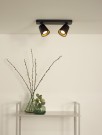 TURNON Ceiling spot.-Black-LED DTW-2xGU10-5W thumbnail
