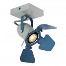 PICTO Ceiling spot. Child-Blue-1xGU10-35W-Metal thumbnail