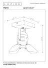 PICTO Ceiling spot. Child-Blue-1xGU10-35W-Metal thumbnail