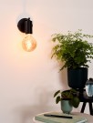 LEANNE Wall light-Black-1xE27-40W-Metal thumbnail