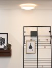LEX Flush ceilin.-White-Ø33-2xE27-9W-Synthe. thumbnail
