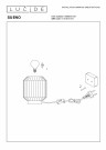 SUENO Table lamp-Grey-Ø13-1xE14-40W-Glass thumbnail