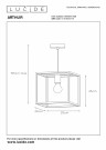 ARTHUR Pendant light-Black-1xE27-60W-Metal thumbnail