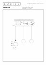 TRIBUTE Pendant light-Cream-3xE27-40W-Fabric thumbnail