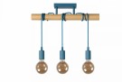 POLA Flush ceilin. Child-Blue-3xE27-60W-Wood thumbnail