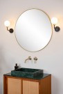 BEREND Wall light Bathr.-Black-1xG9-33W-IP44-Glass thumbnail