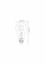 A60 Fil. Bulb-Amber-LED Dimm.-1xE27-4,9W-2200K thumbnail