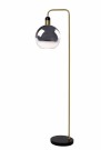 JULIUS Floor lamp-Smoke .-Ø28-1xE27-25W-Glass thumbnail