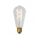 ST64 Fil. Bulb-Transp.-LED Dimm.-1xE27-4,9W-2700K thumbnail