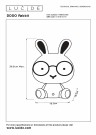 DODO RAB. Table lamp Child-Pink-LED Dimm.-3W-4000K thumbnail