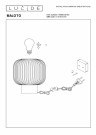 MALOTO Table lamp-Amber-Ø20-1xE27-40W-Glass thumbnail