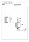 RAFAL Table lamp-Grey-Ø23-1xE27-40W-Felt thumbnail
