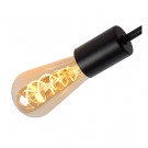 LESTER Flush ceilin.-Black-4xE27-40W-Metal thumbnail