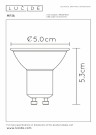 MR16 Led bulb-Set of 3-White-LED Dimm.-3xGU10-5W thumbnail