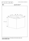 XIO Wall light-Grey-LED Dimm.-1xG9-4W-2700K thumbnail