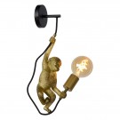 CHIMP. Wall light-Black-1xE27-60W-Synthe. thumbnail