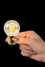G45 Fil. Bulb-Amber-LED Dimm.-1xE27-3W-2200K thumbnail