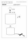 GREASBY Table lamp-Cream-Ø14-1xE14-40W-Cerami. thumbnail