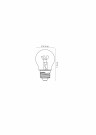 G45 Fil. Bulb-Amber-LED Dimm.-1xE27-3W-2200K thumbnail