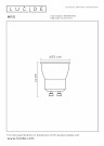MR11 Led bulb-Black-LED Dimm.-1xGU10-3,8W-2700K thumbnail