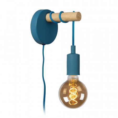POLA Wall light Child-Blue-1xE27-60W-Metal