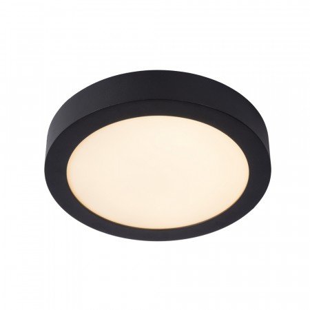 BRICE-LE. Flush ceilin. Bathr.-Black-Ø24-LED Dimm.