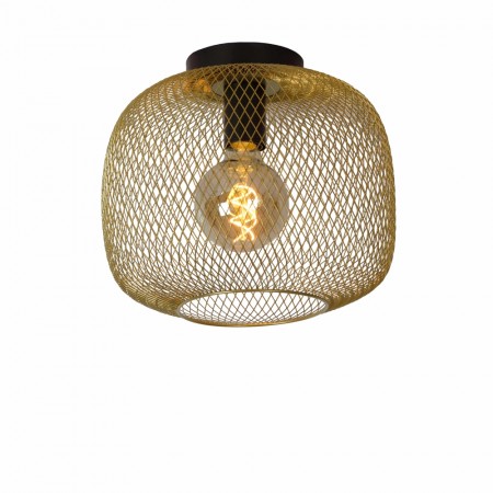MESH Flush ceilin.-Matt G.-Ø30-1xE27-40W-Steel