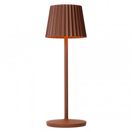 JUSTINE Table lamp Outd.-Rust B.-LED Dimm.-2W
