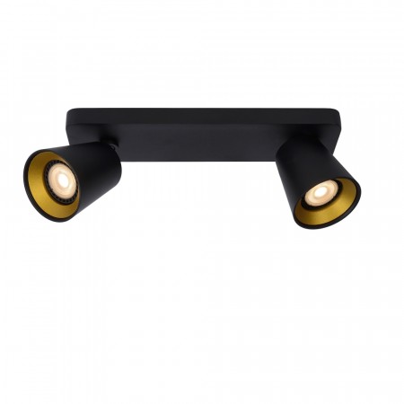 TURNON Ceiling spot.-Black-LED DTW-2xGU10-5W