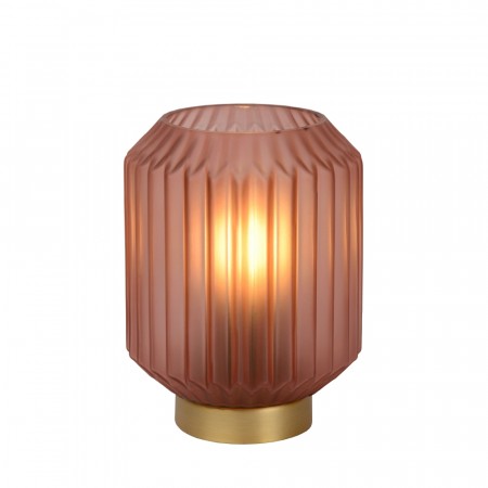 SUENO Table lamp-Pink-Ø13-1xE14-40W-Glass